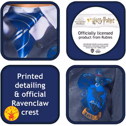 Rubie's Official Harry Potter Ravenclaw Costume Top, Ladies Size Large