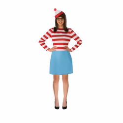 Where's Waldo Wenda Adult Costume Small
