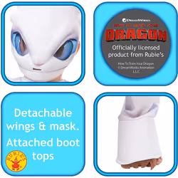 Rubie's Official How to Train Your Dragon - Light Fury Dragon, Childs Costume