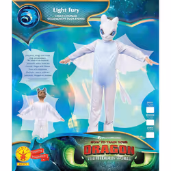 Rubie's Official How to Train Your Dragon - Light Fury Dragon, Childs Costume