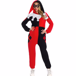Adult Harley Quinn Jumpsuit Costume