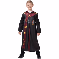 Rubie's Official Harry Potter Gryffindor Printed Classic Robe, Childs Costume