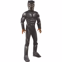 Rubie's Official Marvel Avengers Endgame Black Panther Deluxe Childs Costume, Kids Superhero Fancy Dress