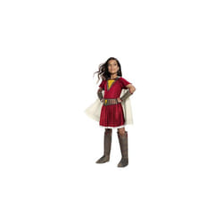 Rubie's Official DC Comic Shazam Mary Deluxe Girls Costume, Kids Super Hero Fancy Dress