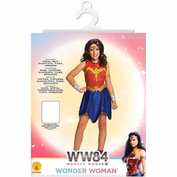Girls Wonder Woman 1984 Movie Child Halloween Costume