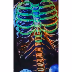 Rubie's Official Skeleton Glow In The Dark, Kids Halloween Costume