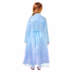 ) Child Deluxe Elsa Dress Girls Costume - Frozen 2 - Large (Age 7-8