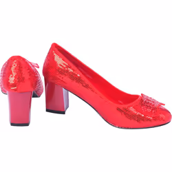 Rubie's Official Adult Dorothy Red Sequin Shoes Wizard of Oz - Large