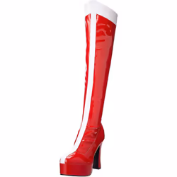 Rubie's Official Ladies Wonder Woman Boots Knee High for 6-7 Years, Adult Costume - Medium