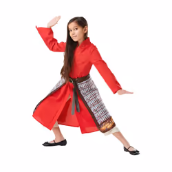Mulan Child Deluxe Costume - 5-6 Years