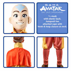 Rubies Boy's Avatar The Last Airbender Aang Costume  Large