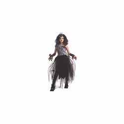 Child Gothic Prom Queen Costume: Large (8-10yrs)