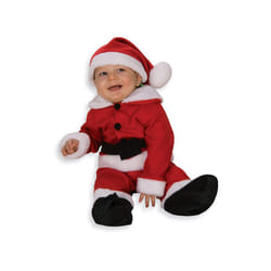 Fleece Santa with Belt Baby Infant Costume - Newborn