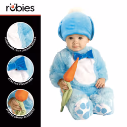 Rubie's Baby's Precious Little Rabbit Infant and Toddler Costume  Blue