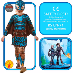 Rubie's Official How to Train Your Dragon Astrid Battlefield Childs Costume Deluxe