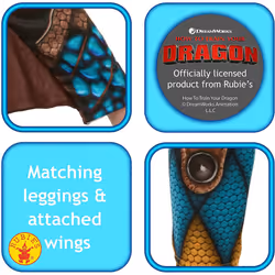 Rubie's Official How to Train Your Dragon Astrid Battlefield Childs Costume Deluxe