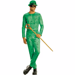 Rubie's 887104STD Official The Riddler Batman Villain Costume, Adult's, Standard