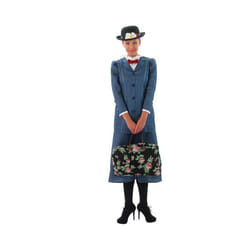 Adult Ladies Disney Mary Poppins Costume Women Fancy Dress - Large - XL