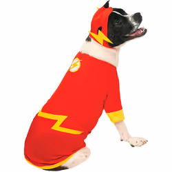 Official Rubie's DC Comic Flash Pet Dog Costume, Super Hero Gift, Size Medium