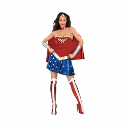 Womens Deluxe Wonder Woman Costume - Medium