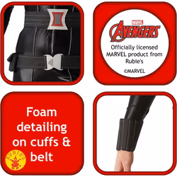 Rubie's Official Ladies Marvel Black Widow Adult Costume - Large