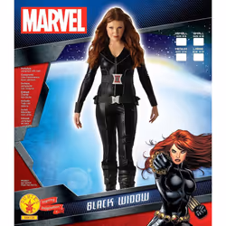 Rubie's Official Ladies Marvel Black Widow Adult Costume - Large