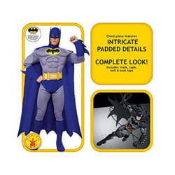 Rubie's Dc Heroes and Villains Collection Deluxe Muscle Chest Batman, Multicolored, Small Costume