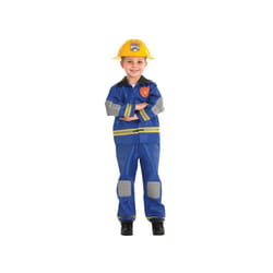 Fireman Fancy Dress Childs Costume - Small