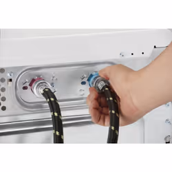 Whirlpool 8212487RP Genuine OEM Fill Hoses For Washers  5 Feet Black Accessory