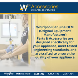 Whirlpool W10272068 Genuine OEM Charcoal Filter For Ranges - Replaces 81550120  AH2367296  EA2367296  PS2367296