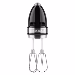 KitchenAid 9-Speed Digital Hand Mixer with Turbo Beater II Accessories and Pro Whisk - Onyx Black