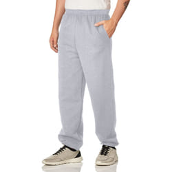 Gildan Men's Fleece Elastic Bottom Sweatpants with Pockets  Style G18100  Sport Grey  Large