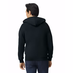 Gildan Adult Fleece Zip Hoodie Sweatshirt  Style G18600  Multipack  Black (1-pack)  Medium