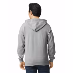 Gildan Adult Fleece Zip Hoodie Sweatshirt  Style G18600  Multipack  Sport Grey 1-pack  Medium