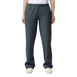 Gildan Adult Fleece Open Bottom Sweatpants with Pockets  Style G18300  Dark Heather  2X-Large