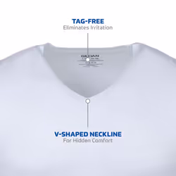 Gildan Men's V-Neck T-Shirts, Multipack, Style G1103, White (6-Pack), Large