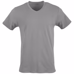 Gildan Men's V-Neck T-Shirts  Multipack  Style G1103  Black/Sport Grey/Charcoal (5-Pack)  Large