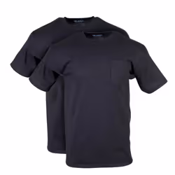 Gildan mens Dryblend Workwear T-shirts With Pocket 2-pack T Shirt Black X-Large US