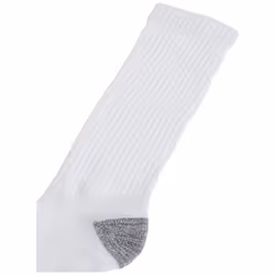 Gildan Men's Polyester Half Cushion Crew Socks  12-Pairs  White  Shoe