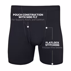 Gildan Men's Underwear Covered Waistband Boxer Briefs  Multipack  Black 5-Pack  X-Large