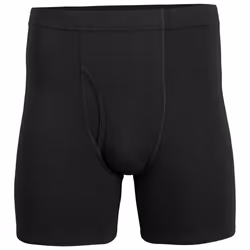 Gildan Men's Underwear Covered Waistband Boxer Briefs  Multipack  Black 5-Pack  X-Large