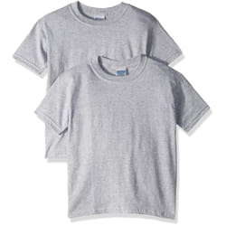 gildan Youth Ultra cotton T-Shirt  Style g2000B  2-Pack  Sport grey  Small