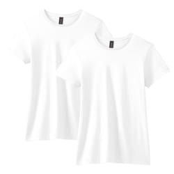 Gildan Women's Softstyle Cotton T-Shirt  Style G64000L  Multipack  White (2-Pack)  Medium