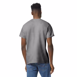 Gildan Unisex Adult Dryblend T-shirt  Style G8000  Multipack Shirt  Graphite Heather 2-pack  Large US