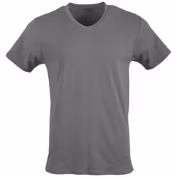 Gildan Men's V-Neck T-Shirts  Multipack  Style G1103  Navy/Charcoal/Cardinal Red (5-Pack)  Large