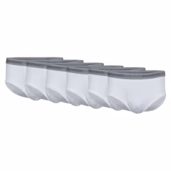 Gildan Men's Underwear Briefs Multipack White (6-Pack) Small