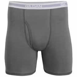 Gildan Men's Underwear Boxer Briefs  Multipack  Black/Charcoal/Sport Grey (5-Pack)  Large