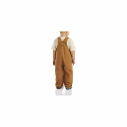 Carhartt Baby-Boys Washed Canvas Bib Overall  Carhartt Brown  6 Months