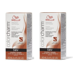 5WV Cinnamon Wella Color Charm Permanent Haircolor - 5WV â pack of 2