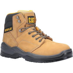 ) Caterpillar Striver Nubuck Honey Safety Boots - Gold, 6 (Adults'